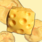 Cheesey Squeeze Squishy Toy