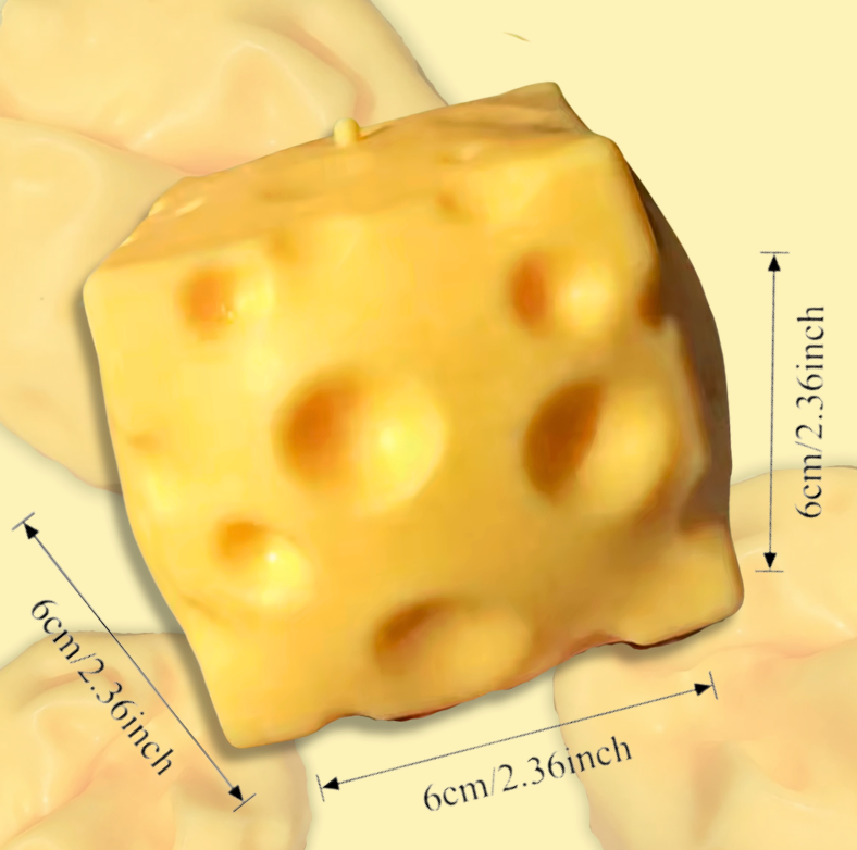 Cheesey Squeeze Squishy Toy