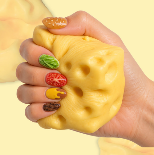 Cheesey Squeeze Squishy Toy